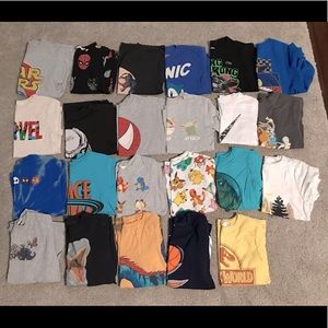 Boys Size 6/7 Graphic T-shirt Lot
